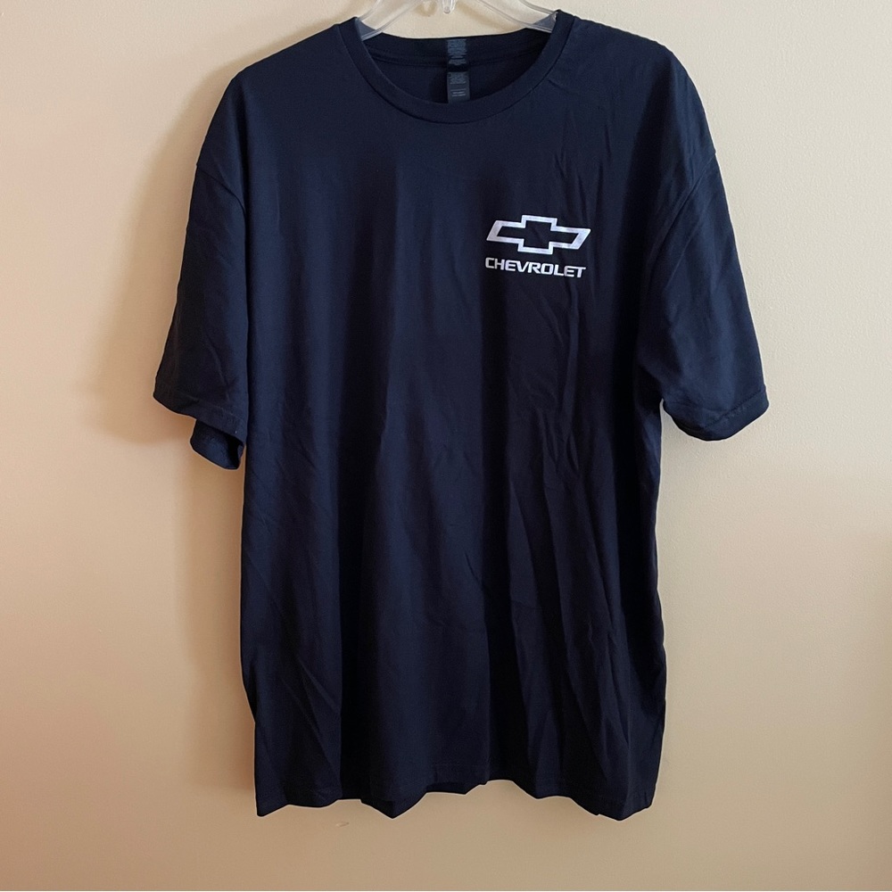 New "SOFTSTYLE" Chevy T- Shirt  - Black - Size XL - Chevrolet Logo Gilden Cotton